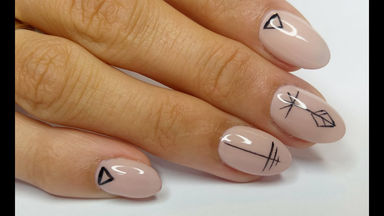 bohemian nail design