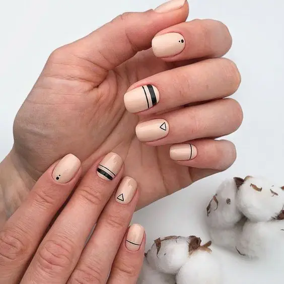 bohemian nail design