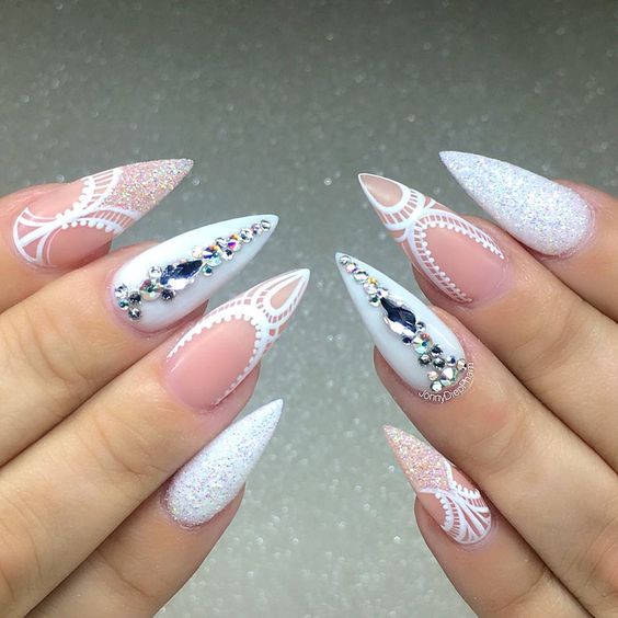 bohemian nail design